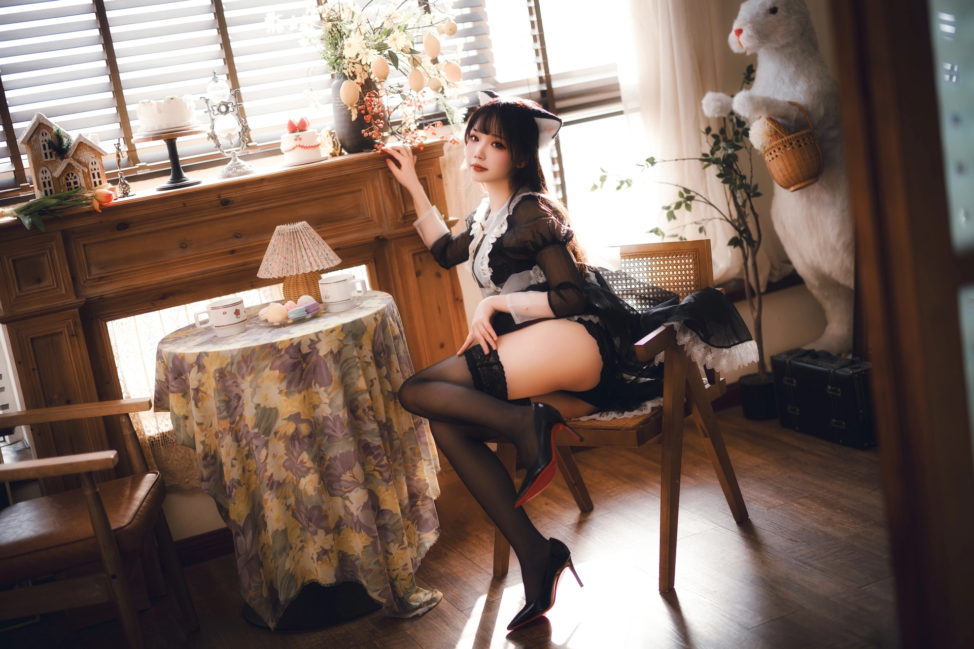 雪晴Astra – NO.067 2024春季限定 透明女仆 2